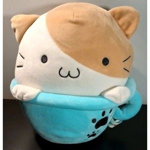 Ocean Park Hong Kong Cat Kitty Mug Plush 10" Stuffed Animal Theme Park Souvenir